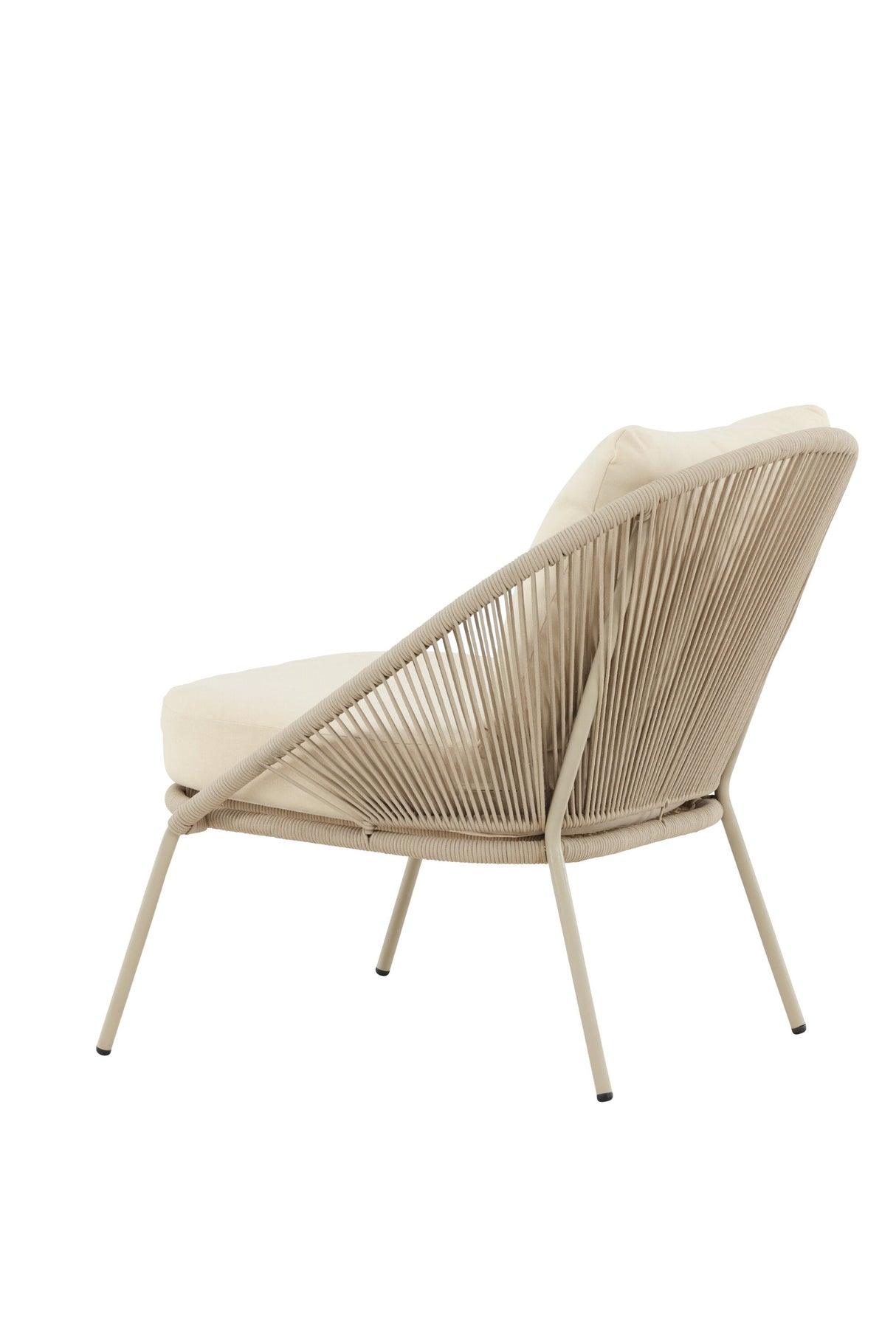 Lindos Outdoor Lounge - Stuhl - beige/Stahl - Accent Chair - ALVAHOME