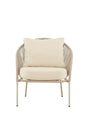 Lindos Outdoor Lounge - Stuhl - beige/Stahl - Accent Chair - ALVAHOME