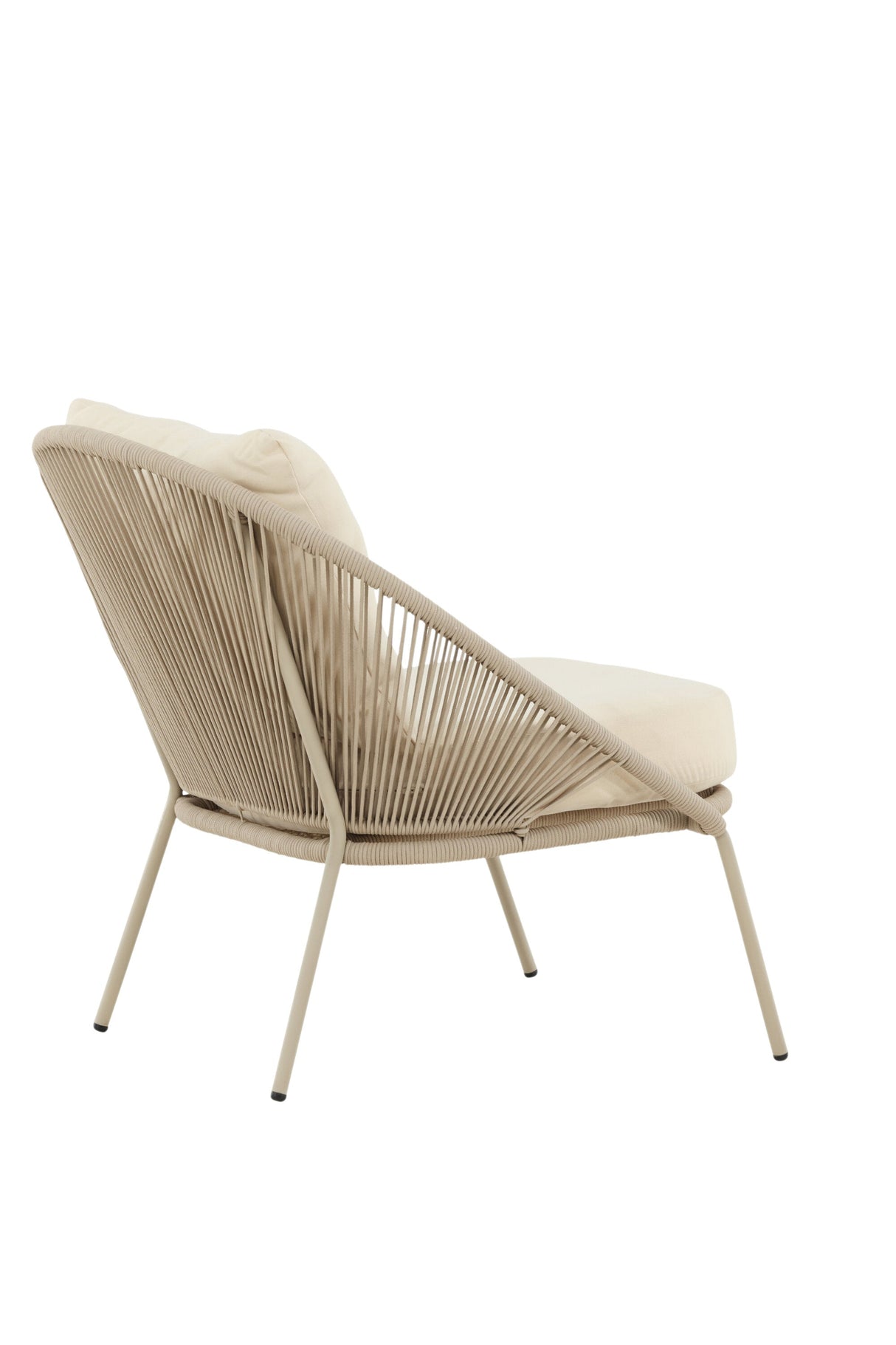 Lindos Outdoor Lounge - Stuhl - beige/Stahl - Accent Chair - ALVAHOME