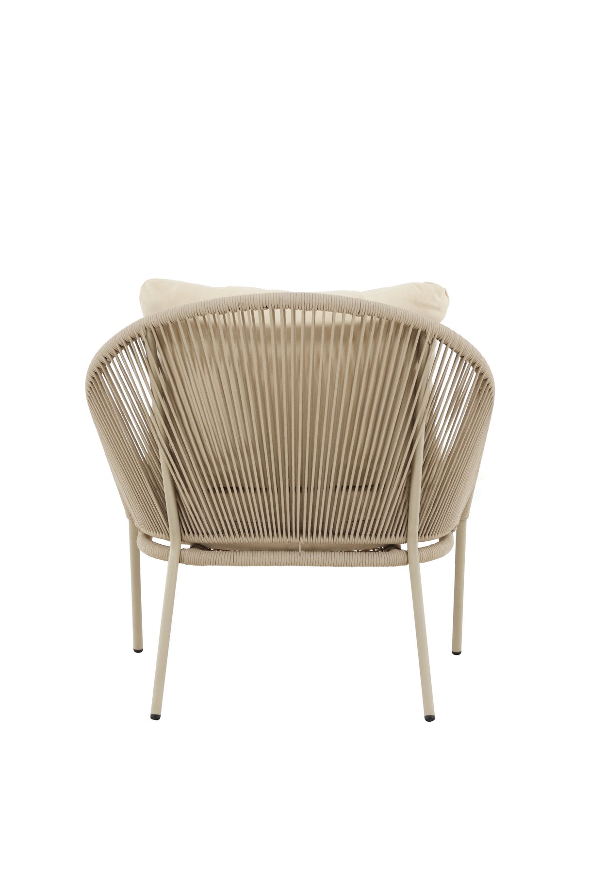 Lindos Outdoor Lounge - Stuhl - beige/Stahl - Accent Chair - ALVAHOME