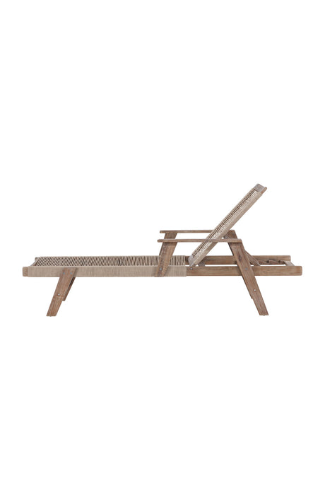 Little John Outdoor Sun - Lounge - braun/Akazie - Outdoor Sun - Lounges - ALVAHOME