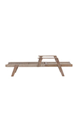 Little John Outdoor Sun - Lounge - braun/Akazie - Outdoor Sun - Lounges - ALVAHOME