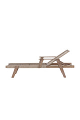 Little John Outdoor Sun - Lounge - braun/Akazie - Outdoor Sun - Lounges - ALVAHOME