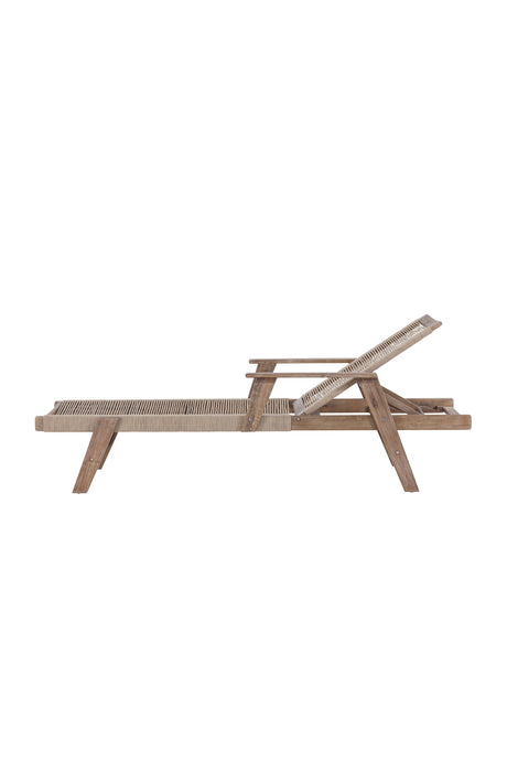Little John Outdoor Sun - Lounge - braun/Akazie - Outdoor Sun - Lounges - ALVAHOME