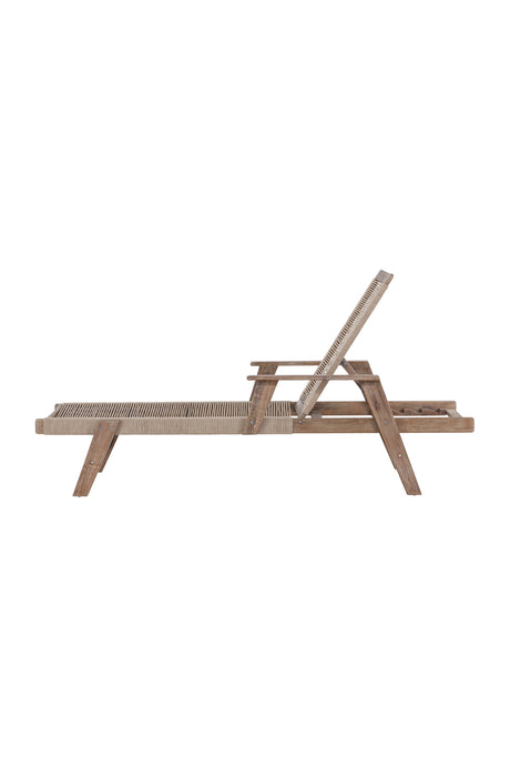 Little John Outdoor Sun - Lounge - braun/Akazie - Outdoor Sun - Lounges - ALVAHOME