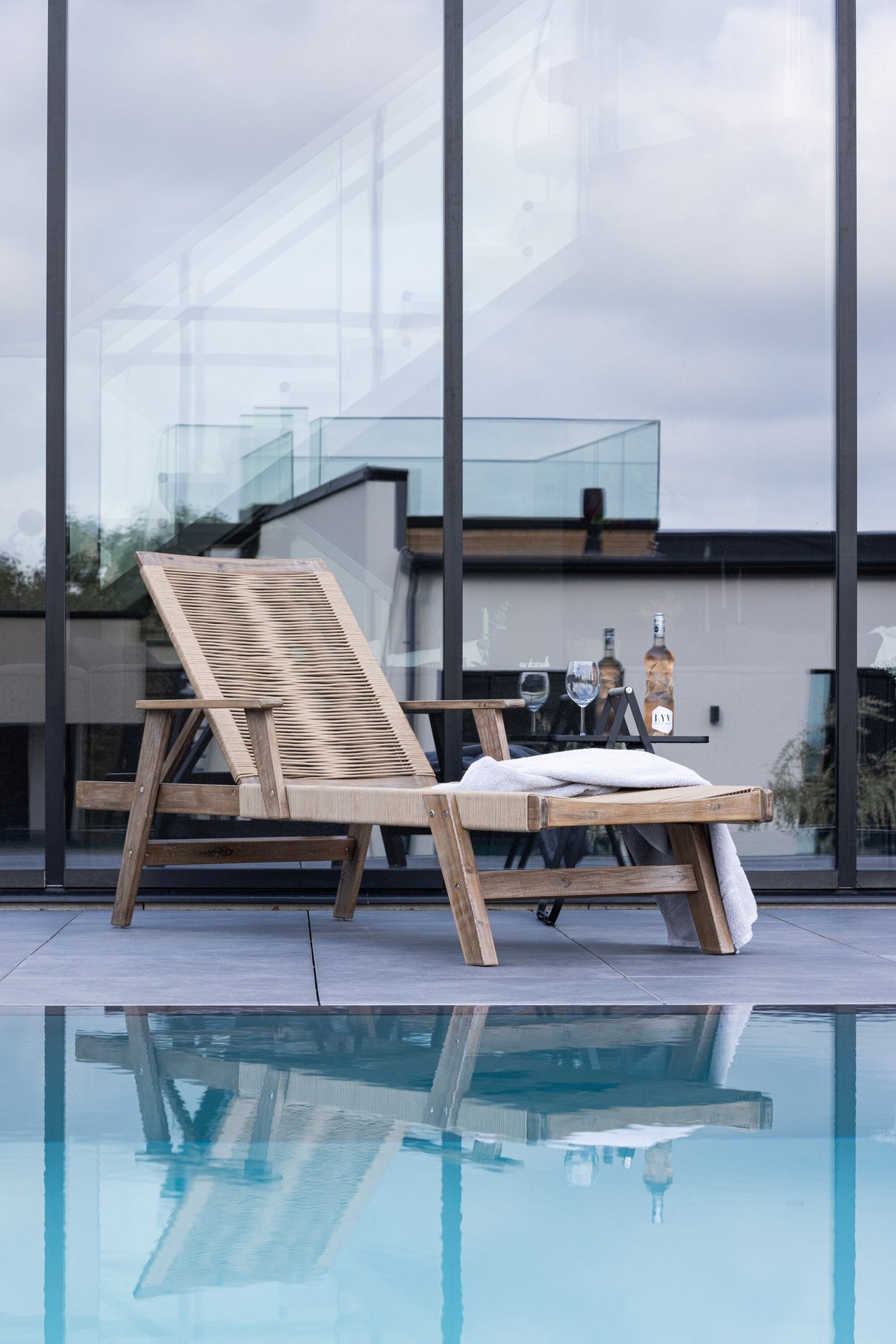 Little John Outdoor Sun - Lounge - braun/Akazie - Outdoor Sun - Lounges - ALVAHOME