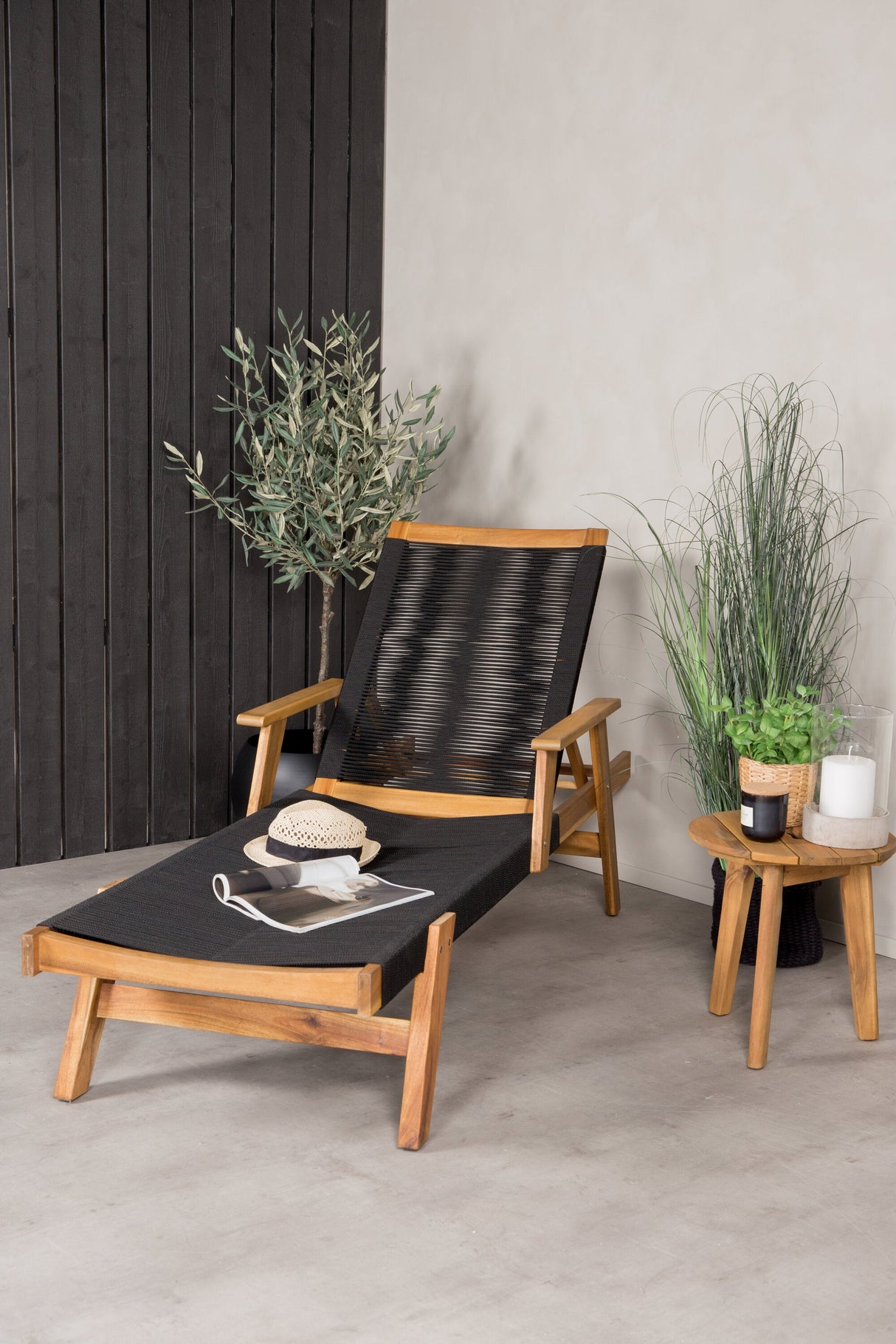 Little John Outdoor Sun - Lounge - natur/Akazie - Outdoor Sun - Lounges - ALVAHOME