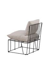 Livonia Lounge - Stuhl - beige/Polyester - Leinen - Lounge - Stühle - ALVAHOME