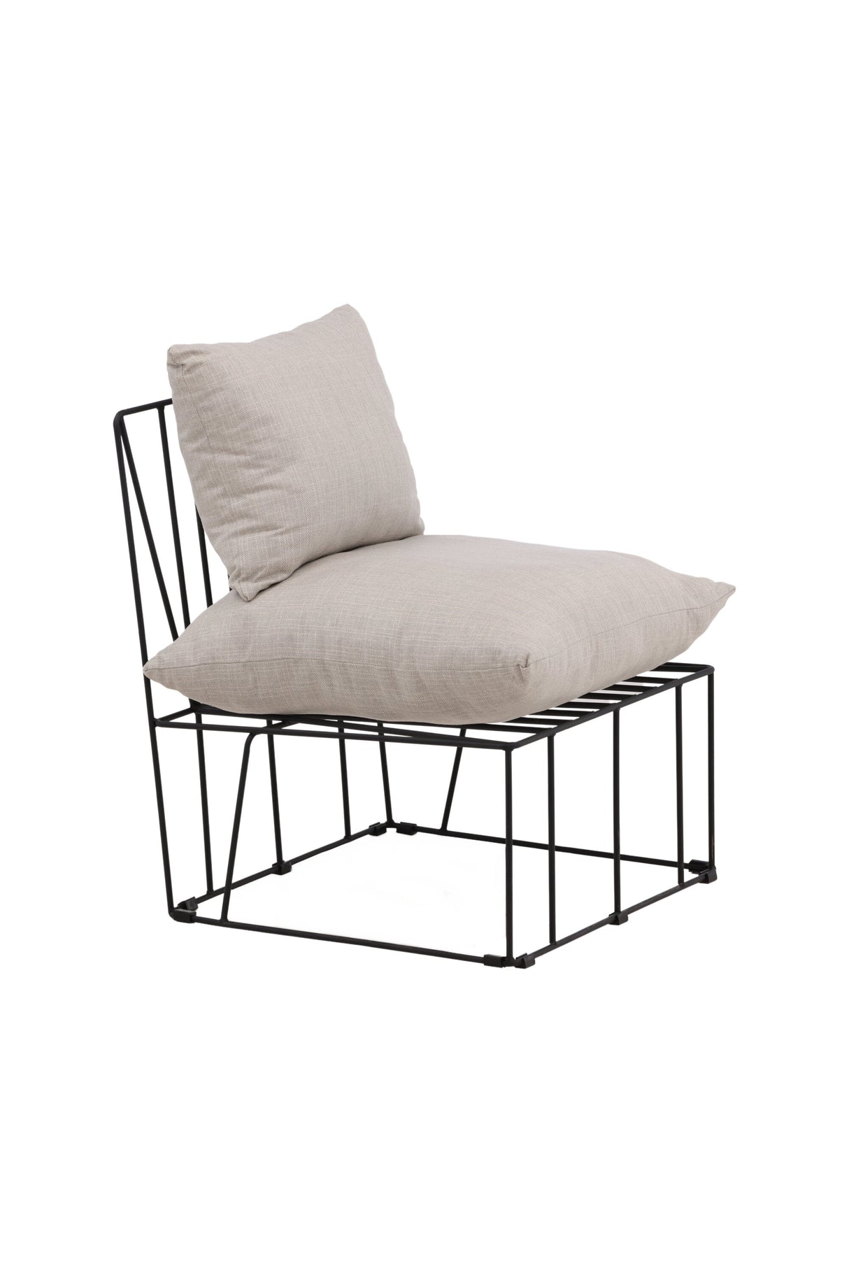 Livonia Lounge - Stuhl - beige/Polyester - Leinen - Lounge - Stühle - ALVAHOME