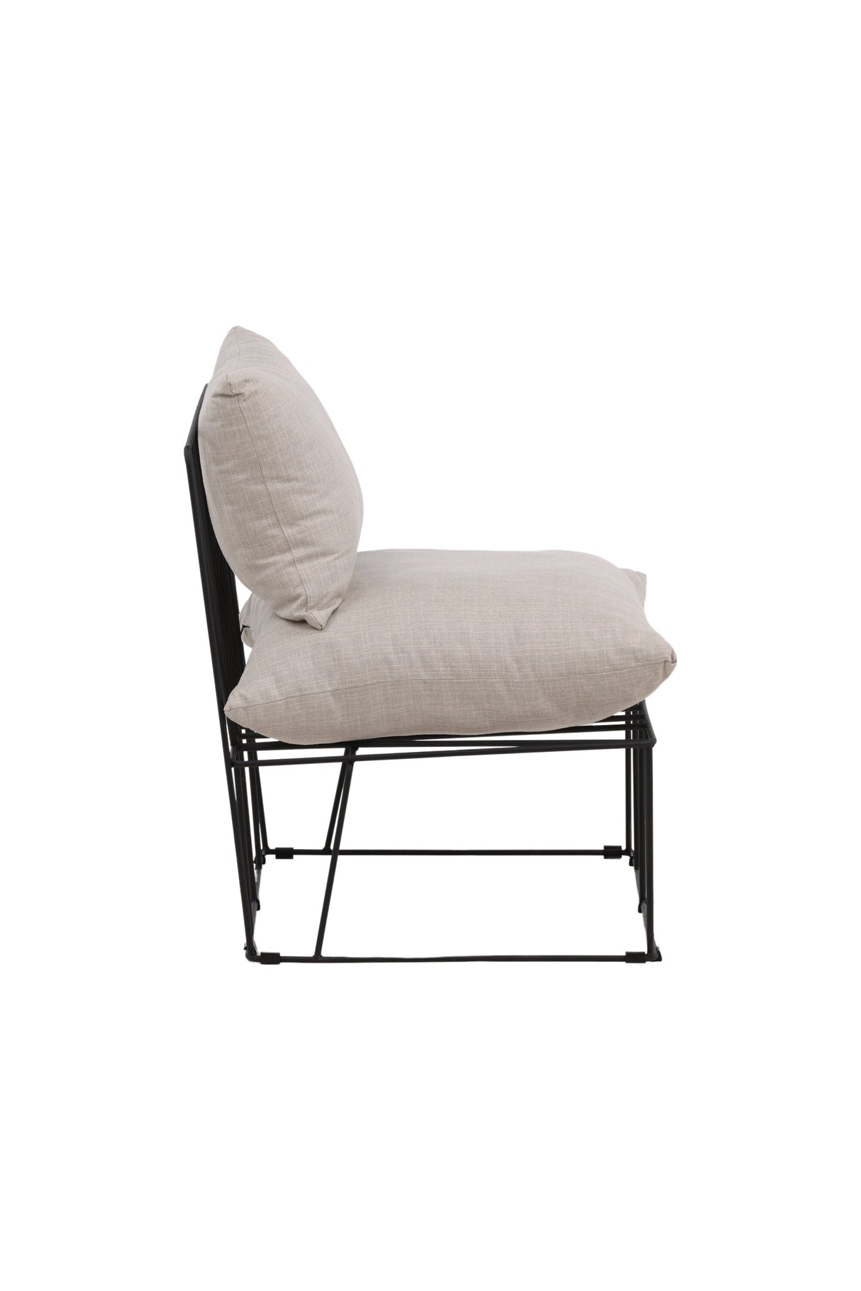Livonia Lounge - Stuhl - beige/Polyester - Leinen - Lounge - Stühle - ALVAHOME