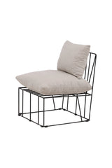 Livonia Lounge - Stuhl - beige/Polyester - Leinen - Lounge - Stühle - ALVAHOME
