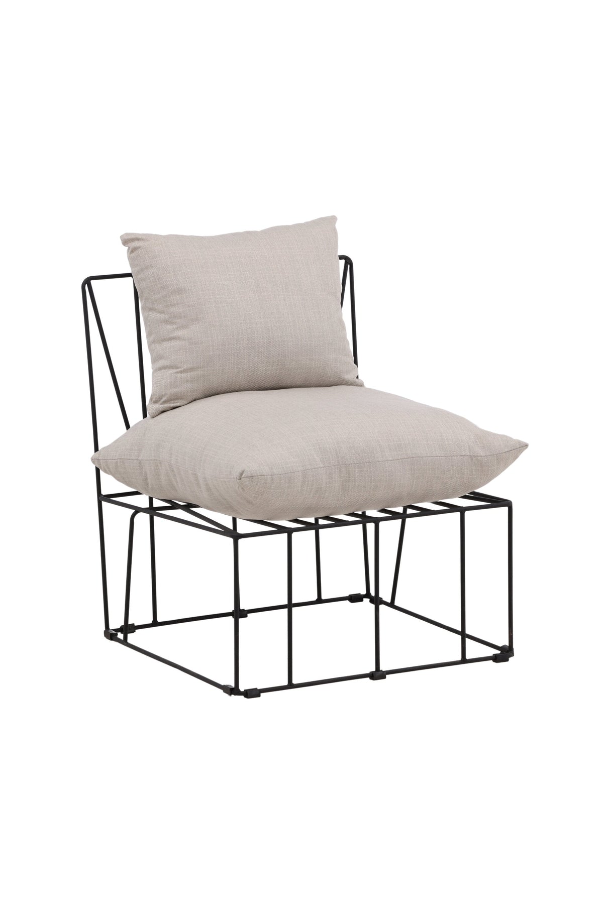 Livonia Lounge - Stuhl - beige/Polyester - Leinen - Lounge - Stühle - ALVAHOME
