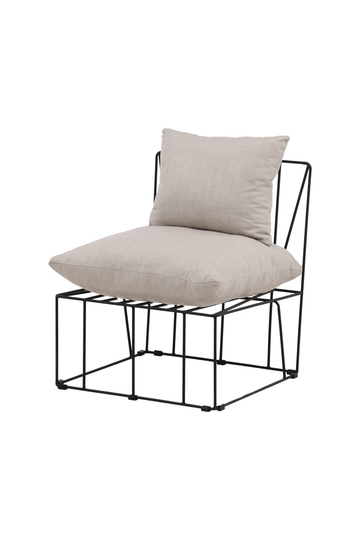 Livonia Lounge - Stuhl - beige/Polyester - Leinen - Lounge - Stühle - ALVAHOME
