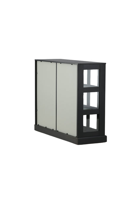 Lock Schrank - schwarz/MDF - Schränke - ALVAHOME