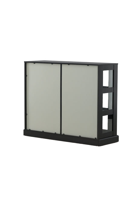 Lock Schrank - schwarz/MDF - Schränke - ALVAHOME