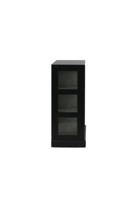 Lock Schrank - schwarz/MDF - Schränke - ALVAHOME