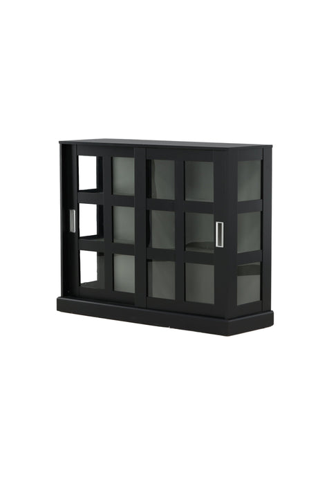 Lock Schrank - schwarz/MDF - Schränke - ALVAHOME