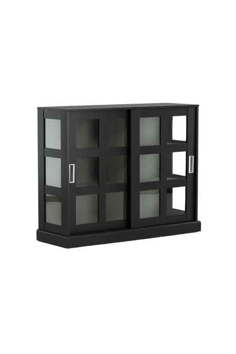 Lock Schrank - schwarz/MDF - Schränke - ALVAHOME