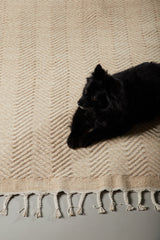 Loke Wohnzimmerteppich - beige/Wolle - Wohnzimmerteppiche - ALVAHOME