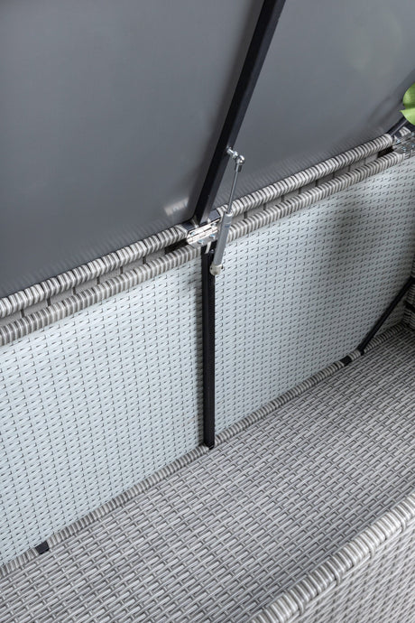London Kissenbox - grau/Weidengeflecht - Kissenboxen - ALVAHOME