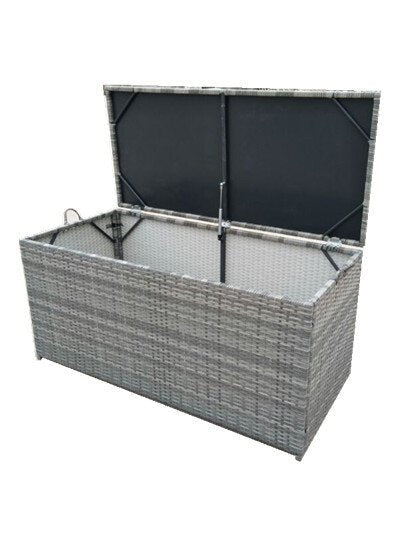 London Kissenbox - grau/Weidengeflecht - Kissenboxen - ALVAHOME