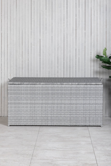 London Kissenbox - grau/Weidengeflecht - Kissenboxen - ALVAHOME