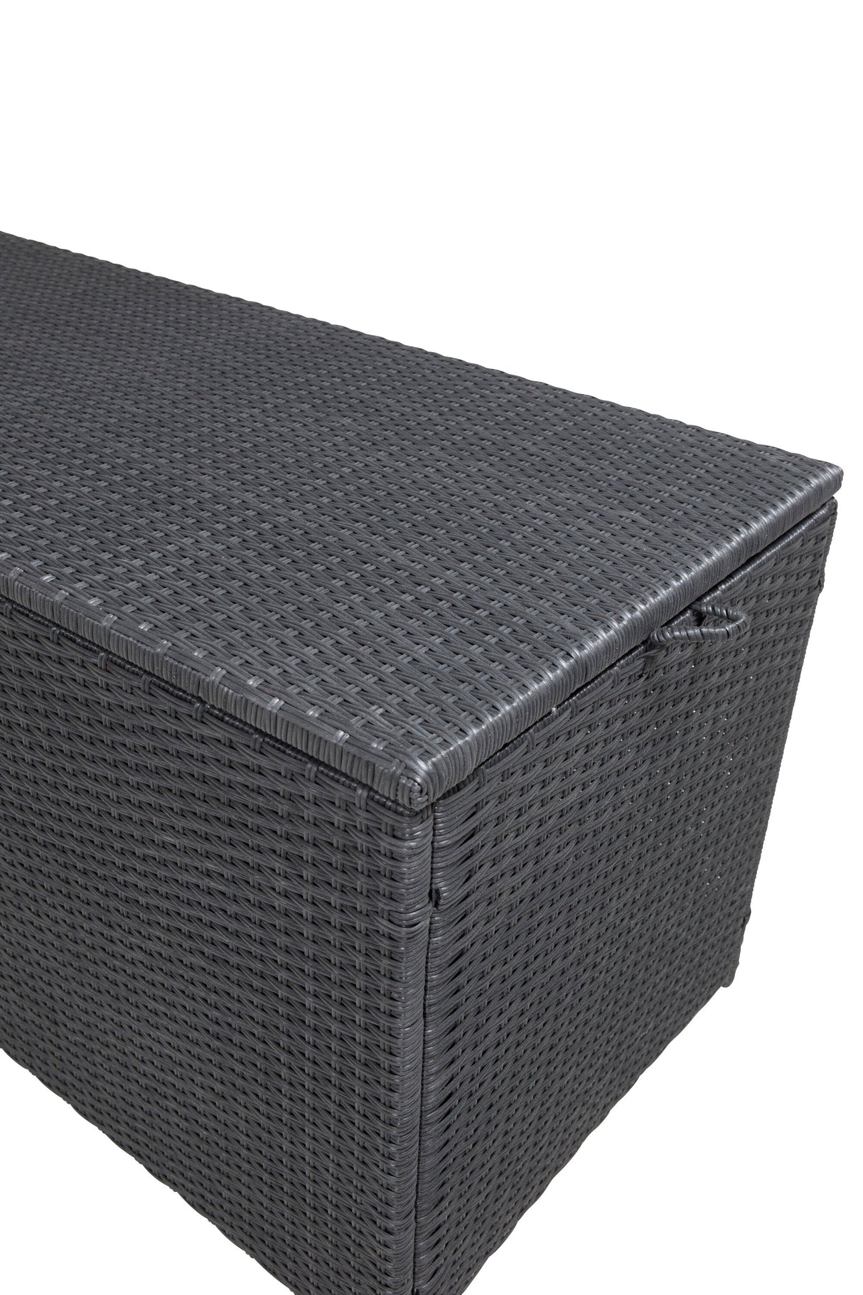 London Kissenbox - schwarz/Weidengeflecht - Kissenboxen - ALVAHOME