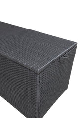 London Kissenbox - schwarz/Weidengeflecht - Kissenboxen - ALVAHOME