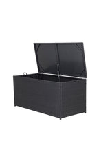 London Kissenbox - schwarz/Weidengeflecht - Kissenboxen - ALVAHOME