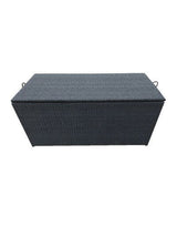 London Kissenbox - schwarz/Weidengeflecht - Kissenboxen - ALVAHOME
