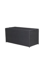 London Kissenbox - schwarz/Weidengeflecht - Kissenboxen - ALVAHOME