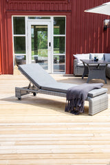 London Outdoor Sun - Lounge - grau/Weidengeflecht - Outdoor Sun - Lounges - ALVAHOME