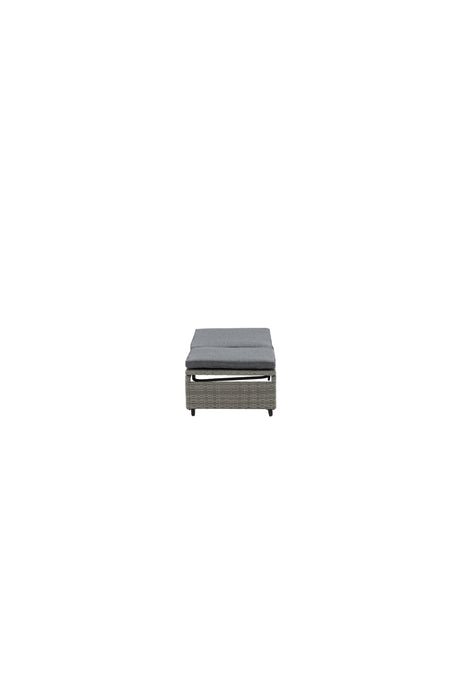 London Outdoor Sun - Lounge - grau/Weidengeflecht - Outdoor Sun - Lounges - ALVAHOME