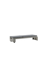 London Outdoor Sun - Lounge - grau/Weidengeflecht - Outdoor Sun - Lounges - ALVAHOME
