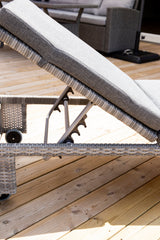 London Outdoor Sun - Lounge - grau/Weidengeflecht - Outdoor Sun - Lounges - ALVAHOME