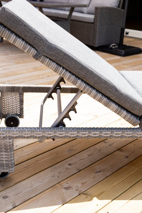 London Outdoor Sun - Lounge - grau/Weidengeflecht - Outdoor Sun - Lounges - ALVAHOME