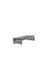 London Outdoor Sun - Lounge - grau/Weidengeflecht - Outdoor Sun - Lounges - ALVAHOME