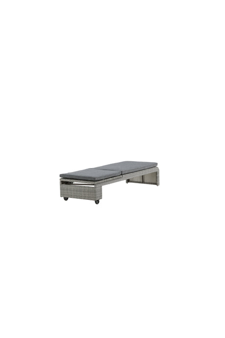 London Outdoor Sun - Lounge - grau/Weidengeflecht - Outdoor Sun - Lounges - ALVAHOME