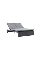 London Outdoor Sun - Lounge - schwarz/Weidengeflecht - Outdoor Sun - Lounges - ALVAHOME