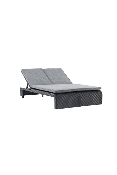 London Outdoor Sun - Lounge - schwarz/Weidengeflecht - Outdoor Sun - Lounges - ALVAHOME