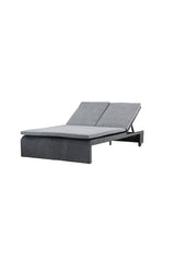 London Outdoor Sun - Lounge - schwarz/Weidengeflecht - Outdoor Sun - Lounges - ALVAHOME