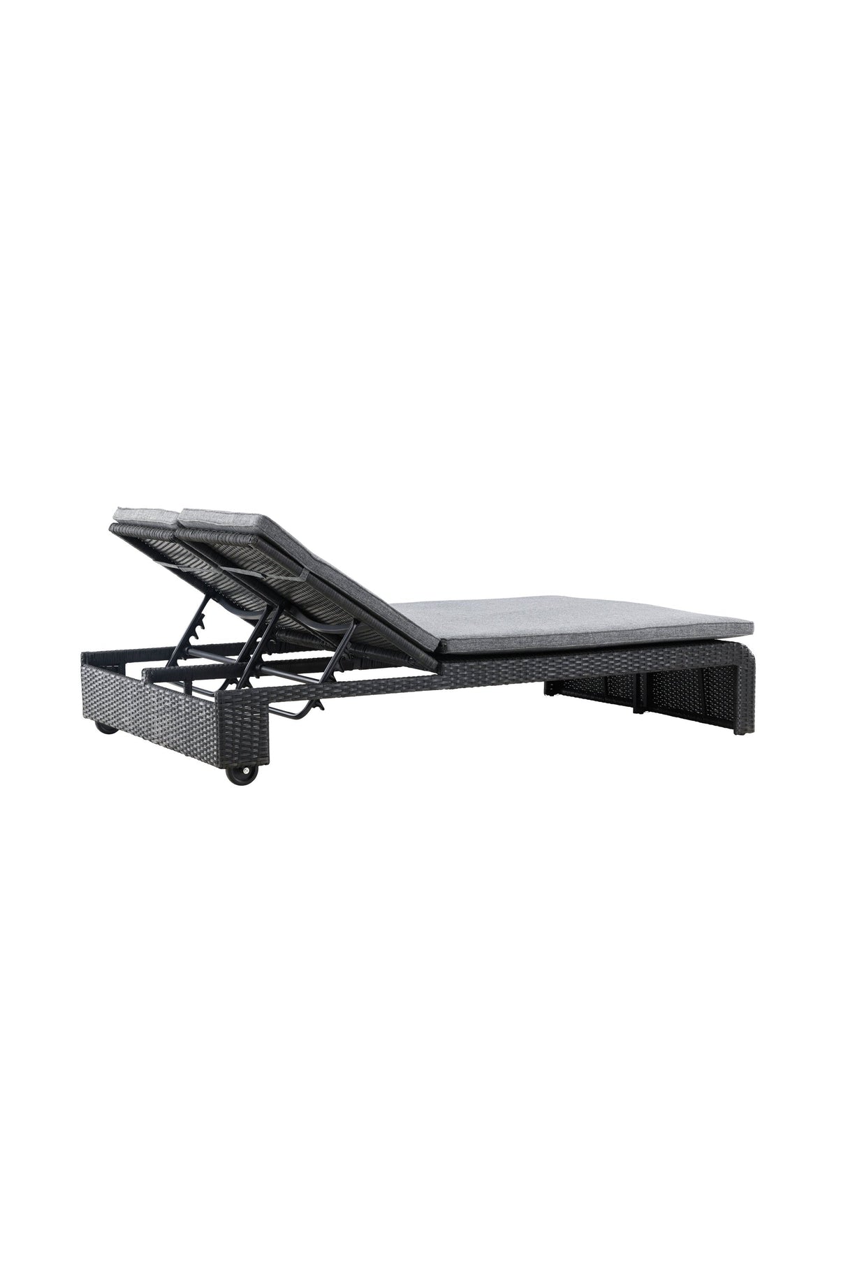 London Outdoor Sun - Lounge - schwarz/Weidengeflecht - Outdoor Sun - Lounges - ALVAHOME