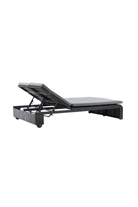 London Outdoor Sun - Lounge - schwarz/Weidengeflecht - Outdoor Sun - Lounges - ALVAHOME