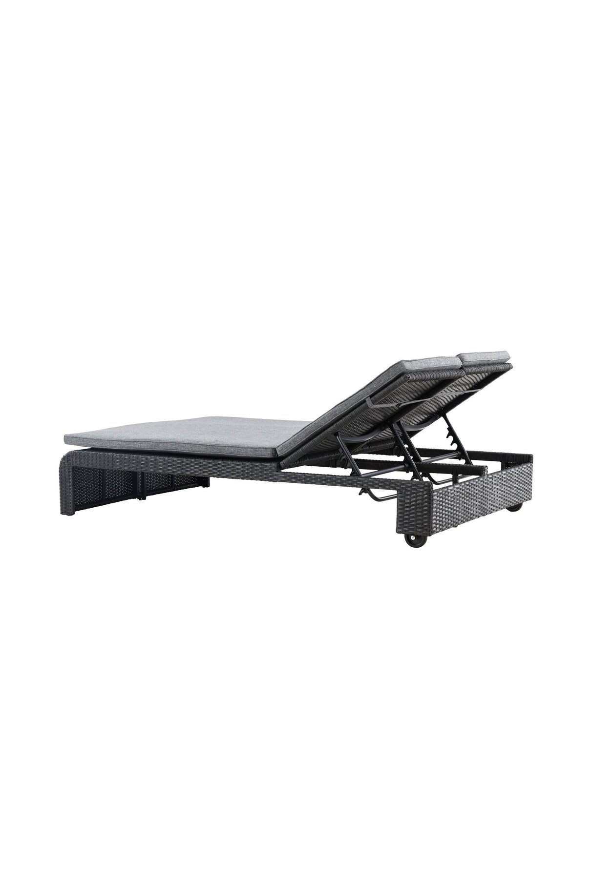 London Outdoor Sun - Lounge - schwarz/Weidengeflecht - Outdoor Sun - Lounges - ALVAHOME