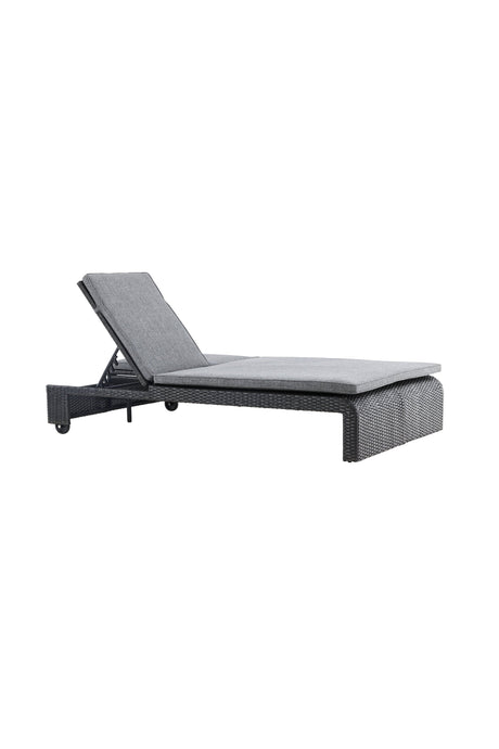 London Outdoor Sun - Lounge - schwarz/Weidengeflecht - Outdoor Sun - Lounges - ALVAHOME