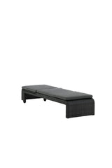 London Outdoor Sun - Lounge - schwarz/Weidengeflecht - Outdoor Sun - Lounges - ALVAHOME