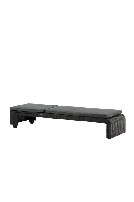 London Outdoor Sun - Lounge - schwarz/Weidengeflecht - Outdoor Sun - Lounges - ALVAHOME