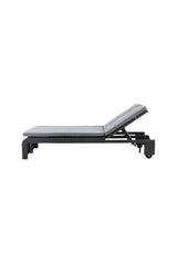 London Outdoor Sun - Lounge - schwarz/Weidengeflecht - Outdoor Sun - Lounges - ALVAHOME