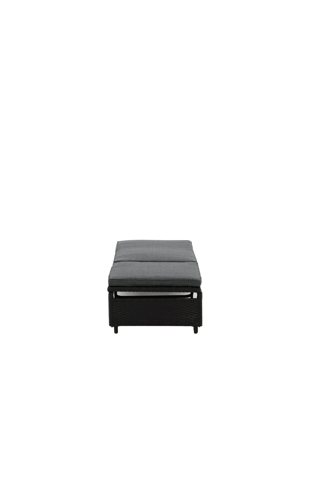 London Outdoor Sun - Lounge - schwarz/Weidengeflecht - Outdoor Sun - Lounges - ALVAHOME