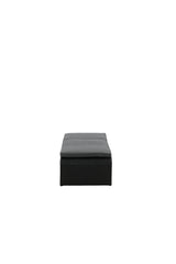 London Outdoor Sun - Lounge - schwarz/Weidengeflecht - Outdoor Sun - Lounges - ALVAHOME